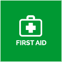 First Aid Safety Message Posters Icon