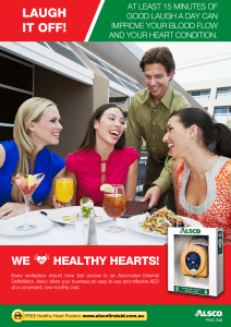 Healthy Heart Poster: Laugh it off