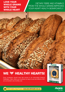 Heart Health Poster: Whole Grains