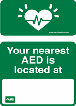 A4 AED Location