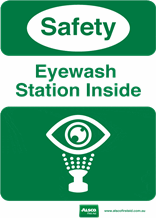 A4 Eyewash Station Inside