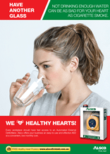 Heart Health Poster: Drink Water