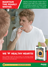 Heart Health Poster: Poor Oral Hygiene