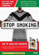 Heart Health Poster: Stop Smoking