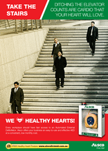 Heart Health Poster: Take the Stairs