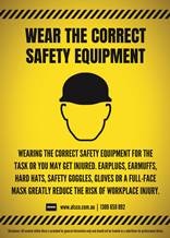 Proper safety equipment is a must