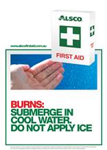 First Aid Poster Burns